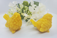 Pure Beeswax Sparrow Candles- 100% Beeswax, NY Beeswax, Handmade, Bird Candle