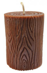 Wood Grain Candle Flex Mold