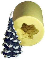 3-1/2" Christmas Tree Candle Flex Mold