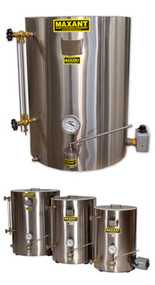 Bottling tank shown with the Stainless Steel No Drip Valve