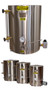 Bottling tank shown with the Stainless Steel No Drip Valve