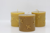 Pure Beeswax Buzzing Bee Candle, 100% Beeswax, Handmade 