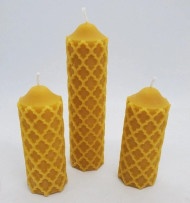 Pure Beeswax Ancient Window Candle