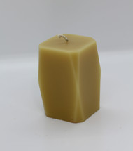 Pure Beeswax Prism Pillar