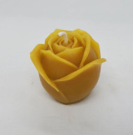 Pure Beeswax Small Rosebud Candle