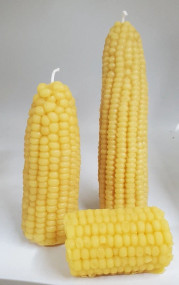 Pure Beeswax Corn Cob Candles