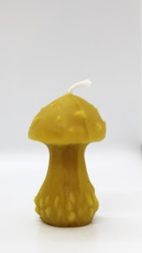 Pure Beeswax  Mushroom Candle