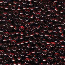 Japanese Miyuki Seed Beads, size 6/0, SKU 111031.MYK6-0134, transparent dark topaz, (1 tube, apprx 24-28 grams, apprx 315 beads per tube)