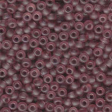 Japanese Miyuki Seed Beads, size 6/0, SKU 111031.MYK6-0142F, matte transparent light amethyst, (1 tube, apprx 24-28 grams, apprx 315 beads per tube)