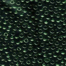 Japanese Miyuki Seed Beads, size 6/0, SKU 111031.MYK6-0158, transparent olive, (1 tube, apprx 24-28 grams, apprx 315 beads per tube)