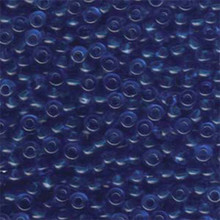 Japanese Miyuki Seed Beads, size 6/0, SKU 111031.MYK6-0150, transparent sapphire, (1 tube, apprx 24-28 grams, apprx 315 beads per tube)