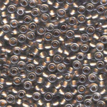 Japanese Miyuki Seed Beads, size 6/0, SKU 111031.MYK6-0234, metallic gold lined crystal, (1 tube, apprx 24-28 grams, apprx 315 beads per tube)