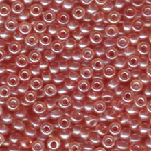Japanese Miyuki Seed Beads, size 6/0, SKU 111031.MYK6-0366, shell pink luster, (1 tube, apprx 24-28 grams, apprx 315 beads per tube)