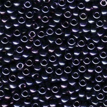 Japanese Miyuki Seed Beads, size 6/0, SKU 111031.MYK6-0456, gunmetal iris, (1 tube, apprx 24-28 grams, apprx 315 beads per tube)