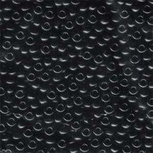 Japanese Miyuki Seed Beads, size 6/0, SKU 111031.MYK6-0401, opaque black, (1 tube, apprx 24-28 grams, apprx 315 beads per tube)