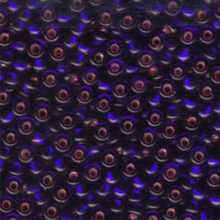 Japanese Miyuki Seed Beads, size 6/0, SKU 111031.MYK6-1427, silver lined violet dyed, (1 tube, apprx 24-28 grams, apprx 315 beads per tube)