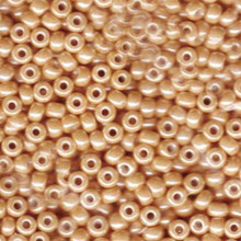 Japanese Miyuki Seed Beads, size 6/0, SKU 111031.MYK6-0593, light caramel ceylon, (1 tube, apprx 24-28 grams, apprx 315 beads per tube)