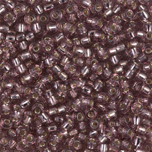 Japanese Miyuki Seed Beads, size 8/0, SKU 189008.MY8-0012, light amethyst silver lined, (1 26-28 gram tube, apprx 1120 beads)