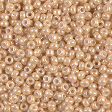 Japanese Miyuki Seed Beads, size 8/0, SKU 189008.MY8-0593, dark beige ceylon, (1 26-28 gram tube, apprx 1120 beads)