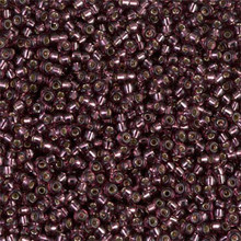Japanese Miyuki Seed Beads, size 11/0, SKU 111030.MY11-0013, dark amethyst silver lined, (1 28-30 gram tube, apprx 3080 beads)