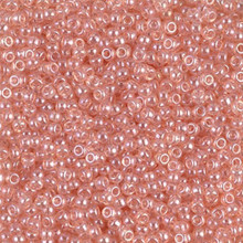 Japanese Miyuki Seed Beads, size 11/0, SKU 111030.MY11-0366, rose luster, (1 28-30 gram tube, apprx 3080 beads)