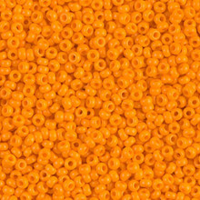 Japanese Miyuki Seed Beads, size 11/0, SKU 111030.MY11-0406L, opaque light orange, (1 28-30 gram tube, apprx 3080 beads)