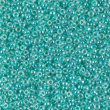 Japanese Miyuki Seed Beads, size 11/0, SKU 111030.MY11-0536, turquoise ceylon, (1 28-30 gram tube, apprx 3080 beads)