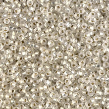 Japanese Miyuki Seed Beads, size 11/0, SKU 111030.MY11-1901, semi-matte silver lined crystal, (1 28-30 gram tube, apprx 3080 beads)