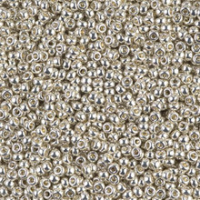 Japanese Miyuki Seed Beads, size 11/0, SKU 111030.MY11-1051, galvanized silver, (1 28-30 gram tube, apprx 3080 beads)