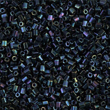 Japanese Miyuki Seed Beads, size 11/0, SKU 111030.MY11-452cut , metallic blue iris cut, (1 28-30 gram tube, apprx 3080 beads)
