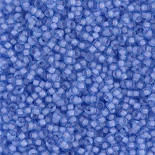 Japanese Miyuki Seed Beads, size 11/0, SKU 111030.MY11-1929, semi-matte pale blue lined cornflower, (1 28-30 gram tube, apprx 3080 beads)