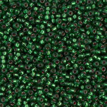 Japanese Miyuki Seed Beads, size 11/0, SKU 111030.MY11-1661, semi-matte leaf green (dyed), (1 28-30 gram tube, apprx 3080 beads)