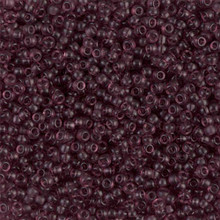 Japanese Miyuki Seed Beads, size 11/0, SKU 111030.MY11-2401SF, semi-matte transparent light amethyst, (1 28-30 gram tube, apprx 3080 beads)