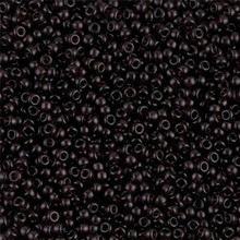 Japanese Miyuki Seed Beads, size 11/0, SKU 111030.MY11-2402SF, semi-matte transparent dark amethyst, (1 28-30 gram tube, apprx 3080 beads)