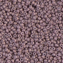 Japanese Miyuki Seed Beads, size 11/0, SKU 111030.MY11-2034, matte opaque rose gold, (1 28-30 gram tube, apprx 3080 beads)