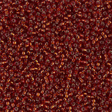Japanese Miyuki Seed Beads, size 15/0, SKU 189015.MY15-0011D, dark ruby silver lined, (1 12-13gram tube - apprx 3500 beads)