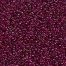 Japanese Miyuki Seed Beads, size 15/0, SKU 189015.MY15-1312, dyed transparent wine, (1 12-13gram tube - apprx 3500 beads)