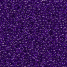 Japanese Miyuki Seed Beads, size 15/0, SKU 189015.MY15-1314, dyed transparent red violet, (1 12-13gram tube - apprx 3500 beads)