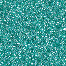 Japanese Miyuki Seed Beads, size 15/0, SKU 189015.MY15-0536, aqua green ceylon, (1 12-13gram tube - apprx 3500 beads)