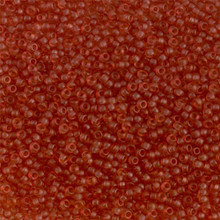 Japanese Miyuki Seed Beads, size 15/0, SKU 189015.MY15-1621, semi-matte transparent salmon, (1 12-13gram tube - apprx 3500 beads)