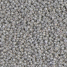 Japanese Miyuki Seed Beads, size 15/0, SKU 189015.MY15-1866, ceylon grey, (1 12-13gram tube - apprx 3500 beads)