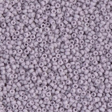 Japanese Miyuki Seed Beads, size 15/0, SKU 189015.MY15-2025, matte lavender, (1 12-13gram tube - apprx 3500 beads)