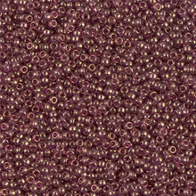 Japanese Miyuki Seed Beads, size 15/0, SKU 189015.MY15-2441, gold luster amethyst, (1 12-13gram tube - apprx 3500 beads)