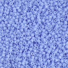 Delica Beads (Miyuki), size 11/0 (same as 12/0), SKU 195006.DB11-1137, opaque agate blue, (10gram tube, apprx 1900 beads)