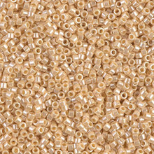Delica Beads (Miyuki), size 11/0 (same as 12/0), SKU 195006.DB11-1561, opaque pear luster, (10gram tube, apprx 1900 beads)