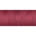 C-LON MICRO / TEX 70 BEAD CORD, braided nylon multi-filament cord, 100 yards per bobbin, .115mm, red, (1 small bobbin)