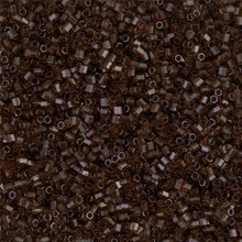 Japanese Miyuki Seed Beads, size 15/0, SKU 189015.MY15-0135cut, root beer transparent cut, (1 12-13gram tube - apprx 3500 beads)
