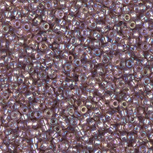 Japanese Miyuki Seed Beads, size 11/0, SKU 111030.MY11-1012, smoky amethyst silver-lined AB, (1 28-30 gram tube, apprx 3080 beads)