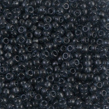 Japanese Miyuki Seed Beads, size 8/0, SKU 189008.MY8-2411, transparent montana blue, (1 26-28 gram tube, apprx 1120 beads)