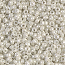 Japanese Miyuki Seed Beads, size 8/0, SKU 189008.MY8-0600, opaque limestone luster, (1 26-28 gram tube, apprx 1120 beads)